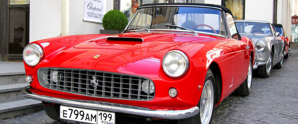 Red Ferrari 250