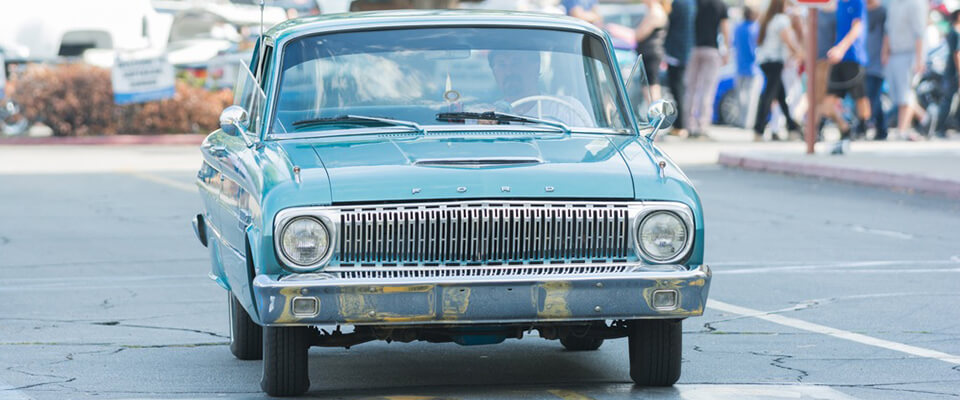 Blue Ford Falcon